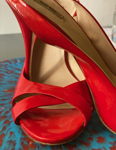 Miu Miu red heels