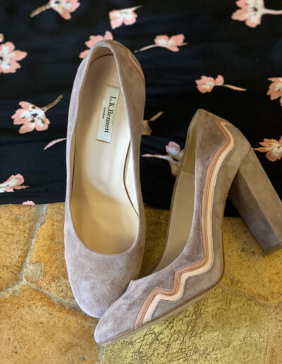 Suede shoes